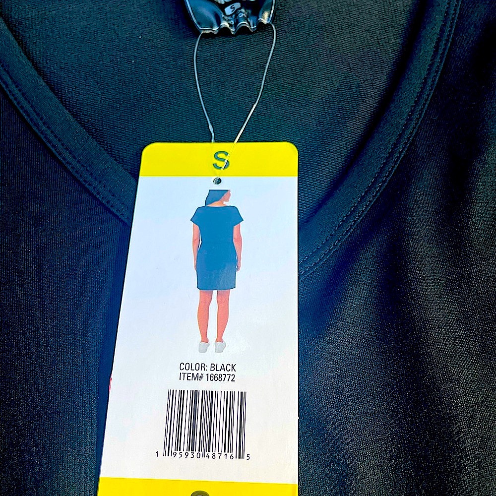 Black summer dress light weight size small - Picture 3 of 3